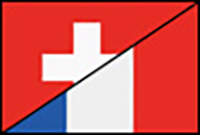 French Flag. Change lenguage to Swiss French